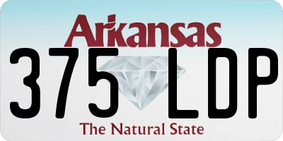 AR license plate 375LDP