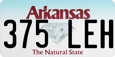 AR license plate 375LEH