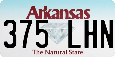 AR license plate 375LHN