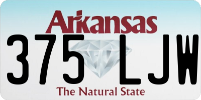 AR license plate 375LJW