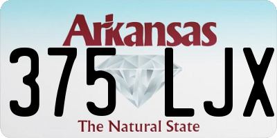 AR license plate 375LJX