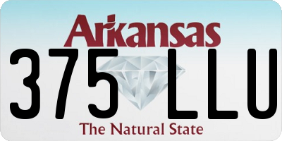 AR license plate 375LLU