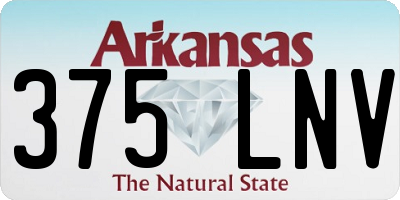 AR license plate 375LNV