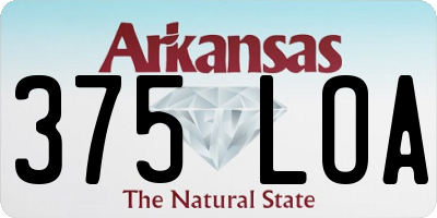 AR license plate 375LOA