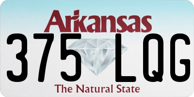 AR license plate 375LQG