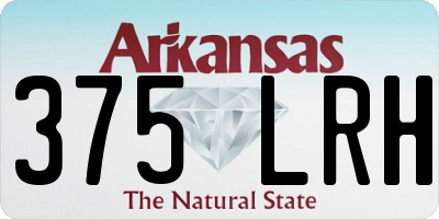 AR license plate 375LRH