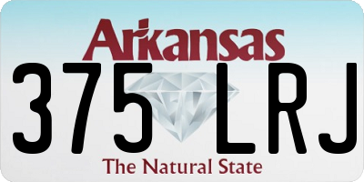 AR license plate 375LRJ