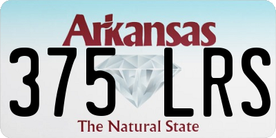 AR license plate 375LRS