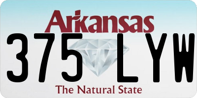 AR license plate 375LYW