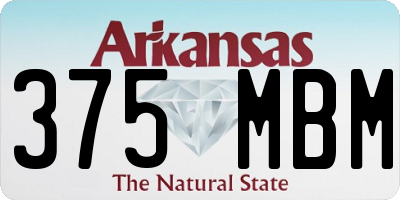 AR license plate 375MBM