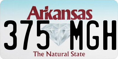 AR license plate 375MGH