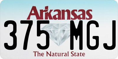 AR license plate 375MGJ