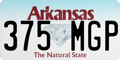 AR license plate 375MGP