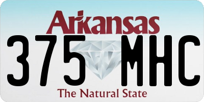AR license plate 375MHC