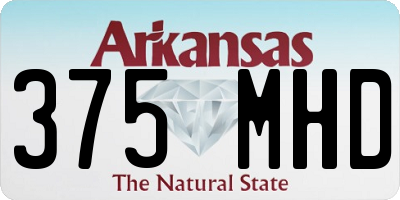 AR license plate 375MHD