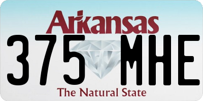 AR license plate 375MHE