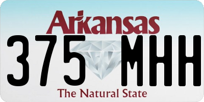 AR license plate 375MHH
