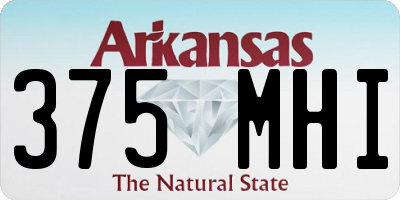 AR license plate 375MHI