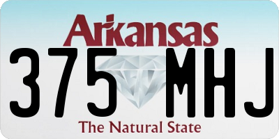 AR license plate 375MHJ