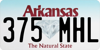 AR license plate 375MHL