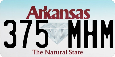 AR license plate 375MHM