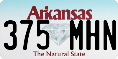 AR license plate 375MHN
