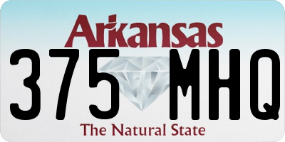 AR license plate 375MHQ