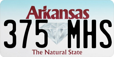 AR license plate 375MHS