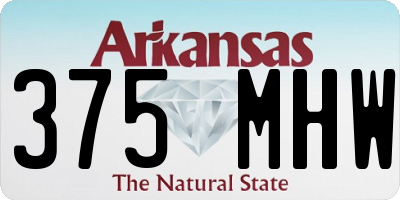 AR license plate 375MHW