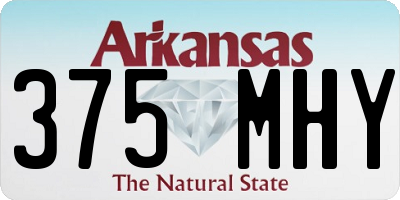 AR license plate 375MHY