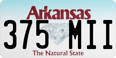 AR license plate 375MII