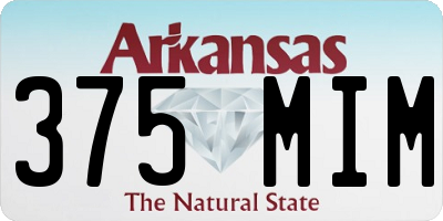 AR license plate 375MIM