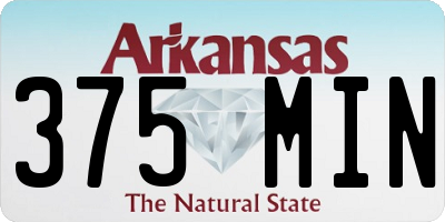 AR license plate 375MIN