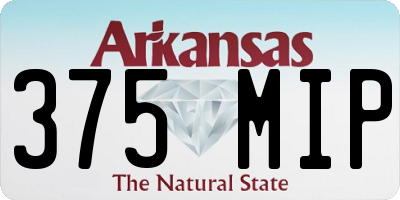 AR license plate 375MIP