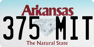 AR license plate 375MIT