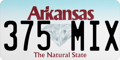 AR license plate 375MIX