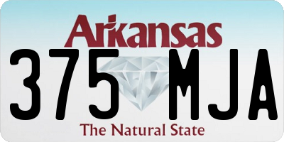 AR license plate 375MJA