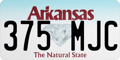 AR license plate 375MJC
