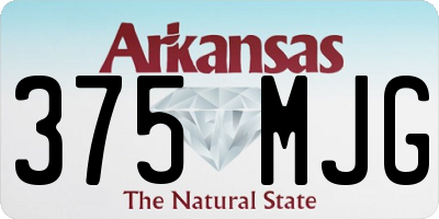 AR license plate 375MJG