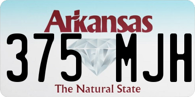 AR license plate 375MJH
