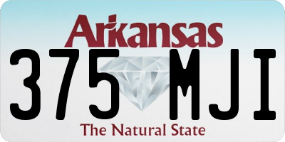 AR license plate 375MJI