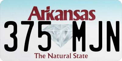 AR license plate 375MJN
