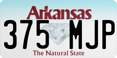 AR license plate 375MJP