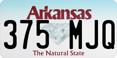 AR license plate 375MJQ