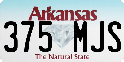 AR license plate 375MJS