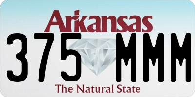 AR license plate 375MMM
