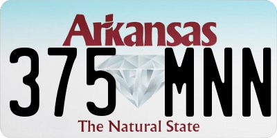 AR license plate 375MNN