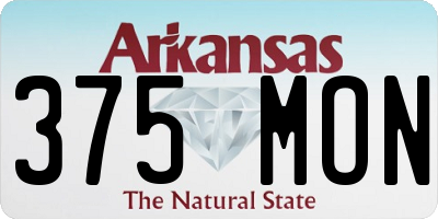 AR license plate 375MON