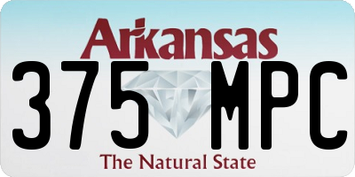 AR license plate 375MPC