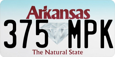 AR license plate 375MPK